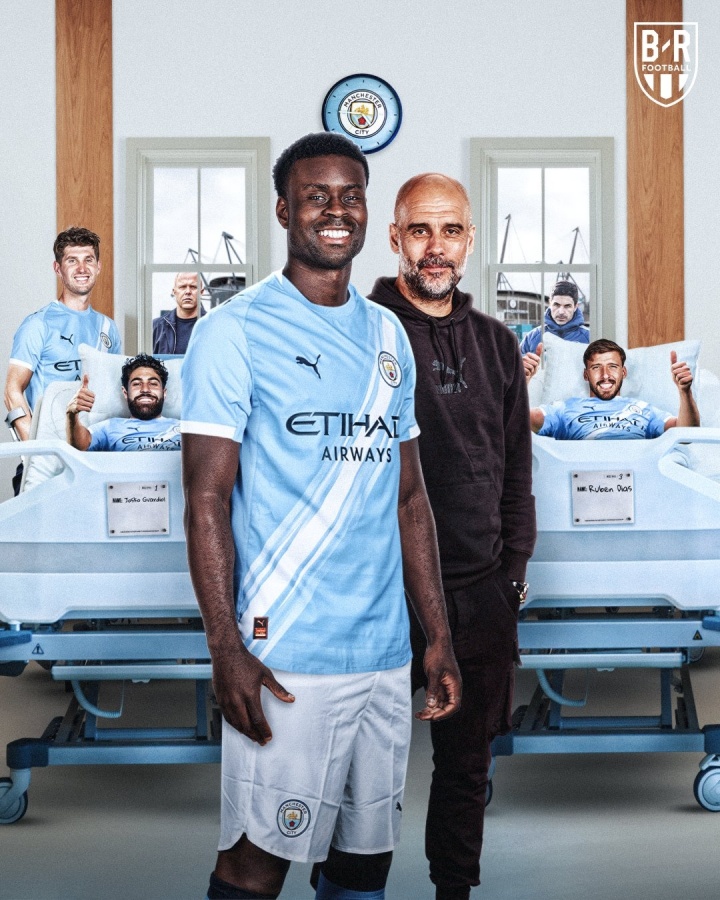 天天盈球即时比分直播-缺啥补啥！斯通斯+格瓦+迪亚斯接连受伤，曼城迅速引进格伊救火